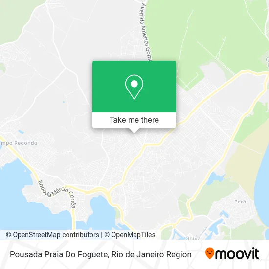 Pousada Praia Do Foguete map