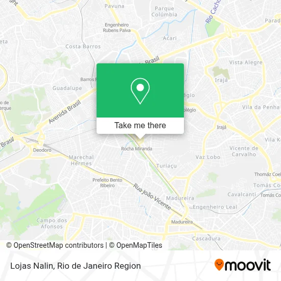 Lojas Nalin map