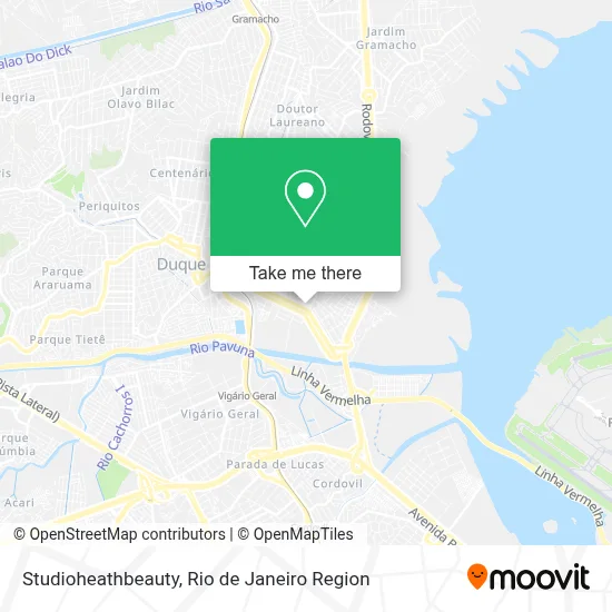 Studioheathbeauty map