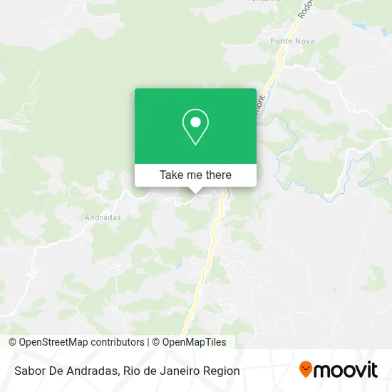 Sabor De Andradas map