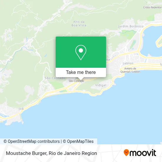 Moustache Burger map