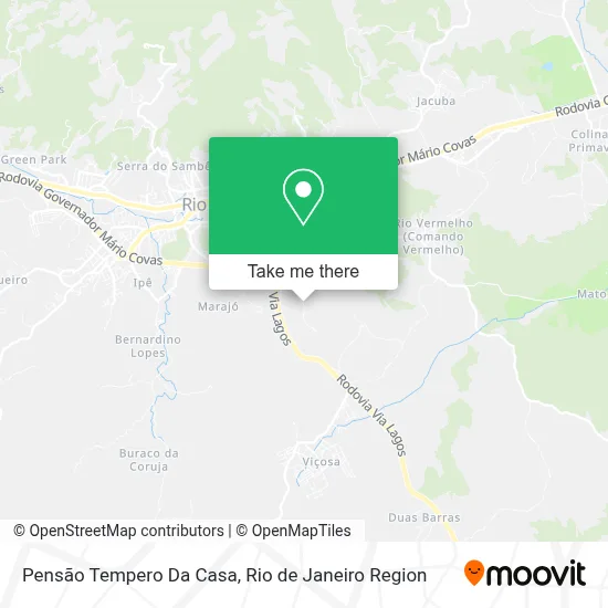 Pensão Tempero Da Casa map
