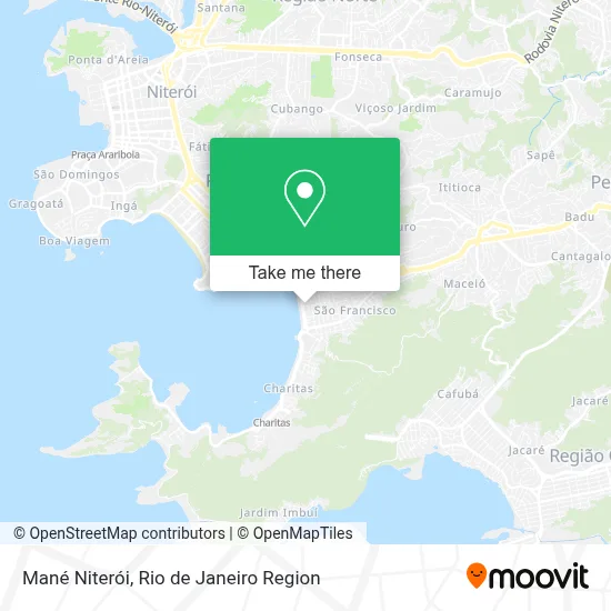 Mané Niterói map