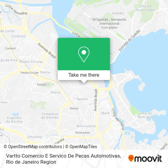Vartto Comercio E Servico De Pecas Automotivas map