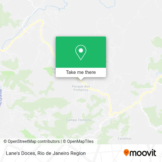 Lane's Doces map