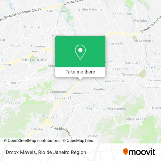 Dmox Móveis map
