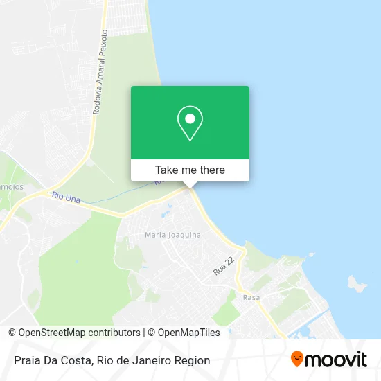 Praia Da Costa map