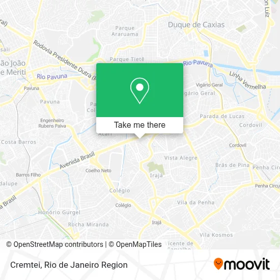 Cremtei map