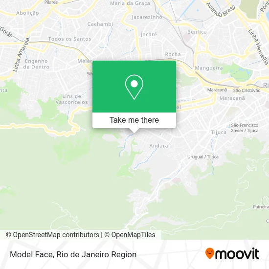 Model Face map