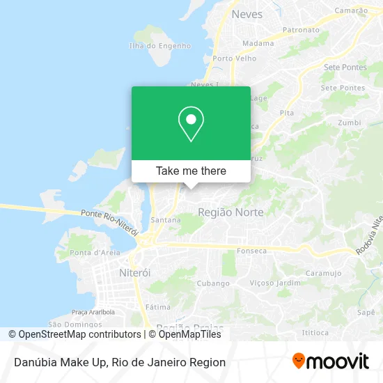 Danúbia Make Up map