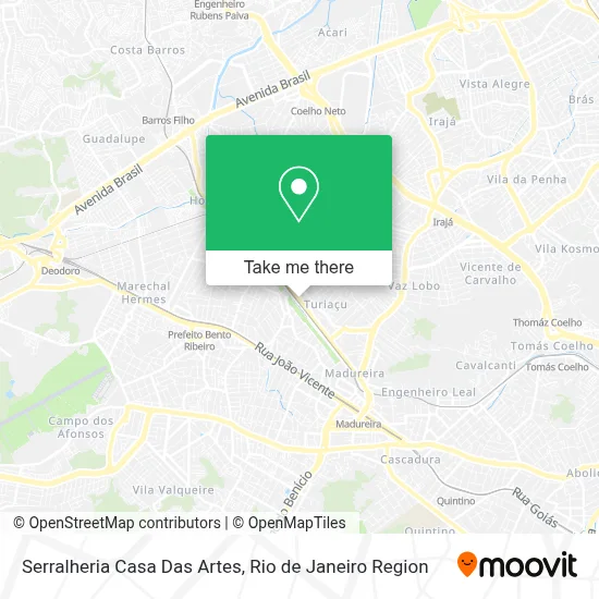 Serralheria Casa Das Artes map