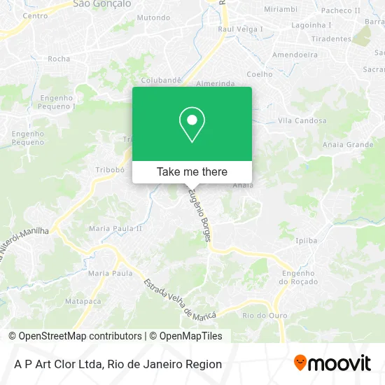 A P Art Clor Ltda map