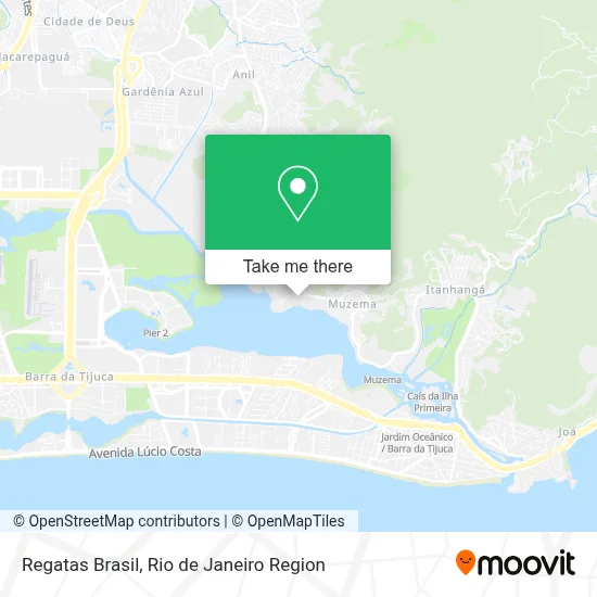 Regatas Brasil map