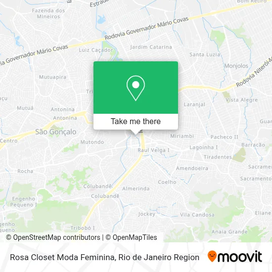 Rosa Closet Moda Feminina map