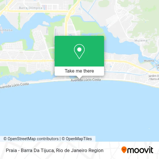 Praia - Barra Da Tijuca map
