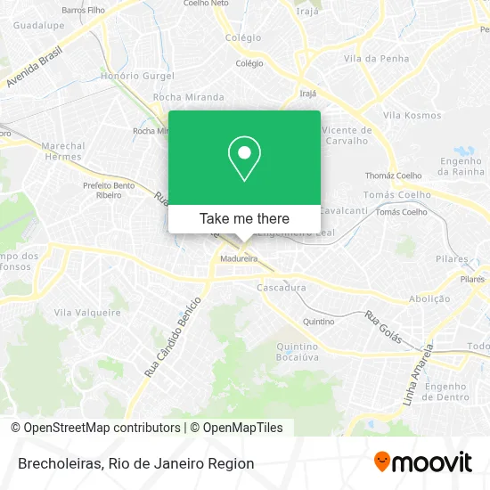 Brecholeiras map