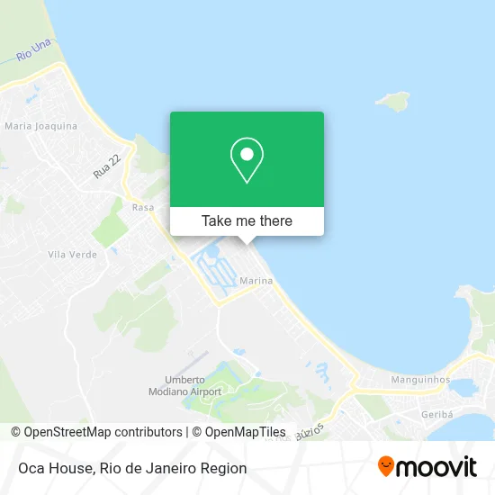 Oca House map