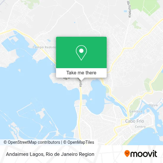 Andaimes Lagos map