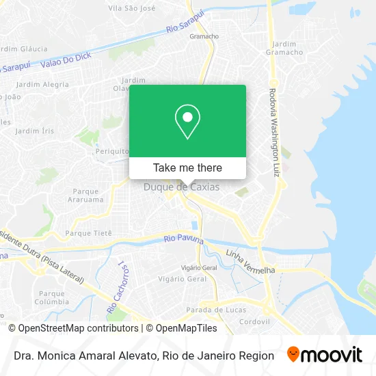 Dra. Monica Amaral Alevato map