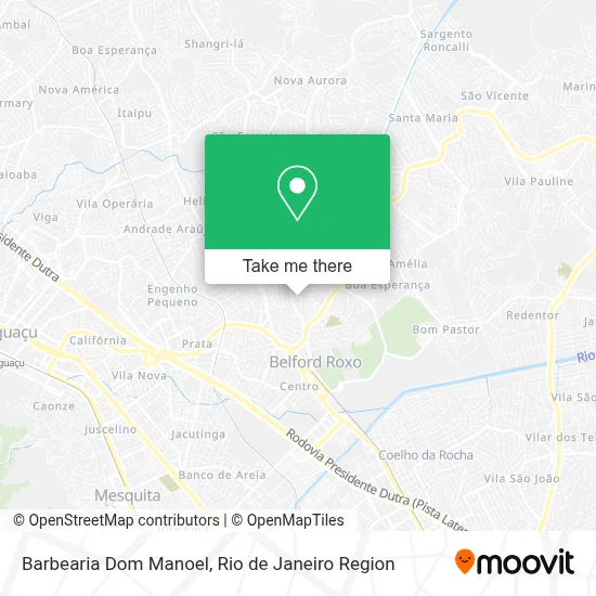 Barbearia Dom Manoel map
