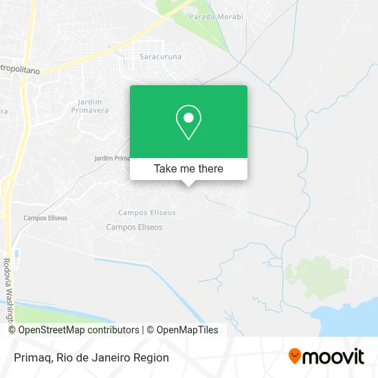 Primaq map