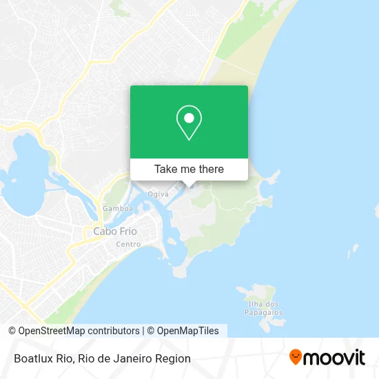 Boatlux Rio map