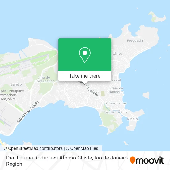 Dra. Fatima Rodrigues Afonso Chiste map