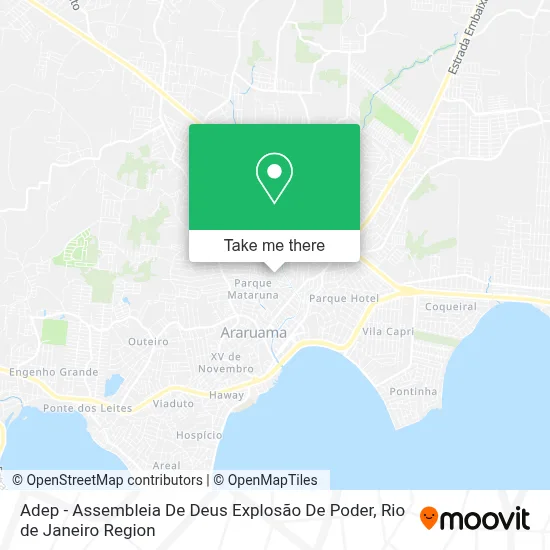 Adep - Assembleia De Deus Explosão De Poder map