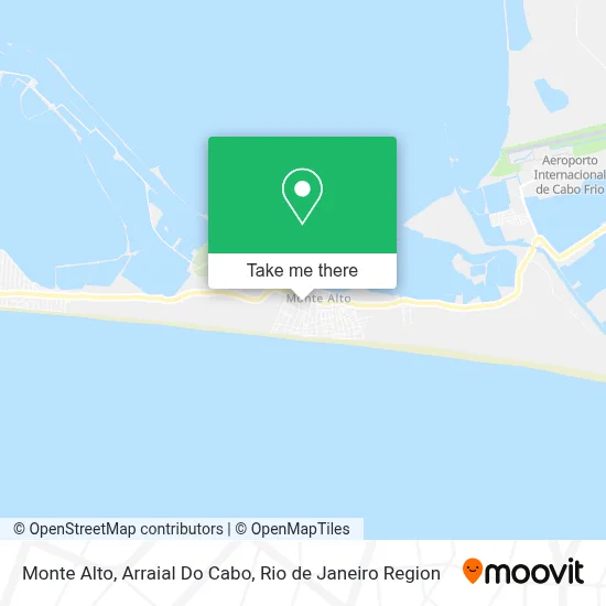 Monte Alto, Arraial Do Cabo map