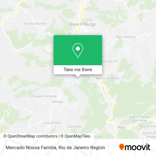 Mercado Nossa Familia map