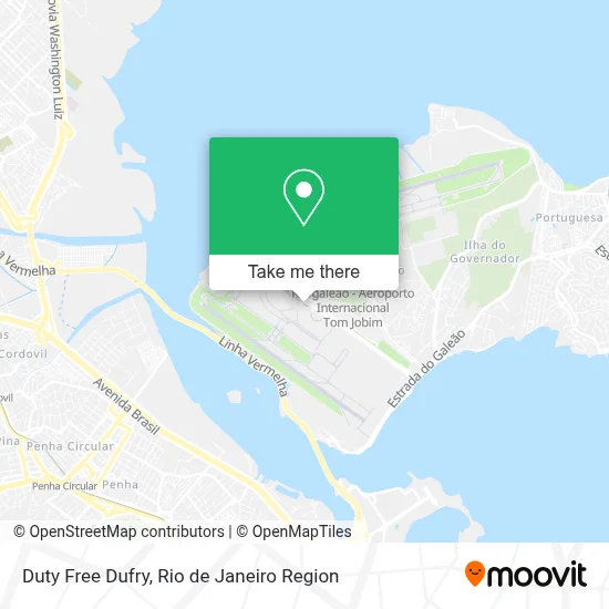Duty Free Dufry map