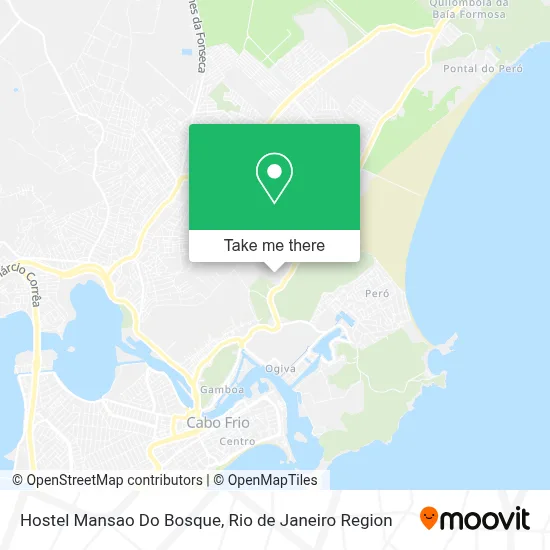 Hostel Mansao Do Bosque map