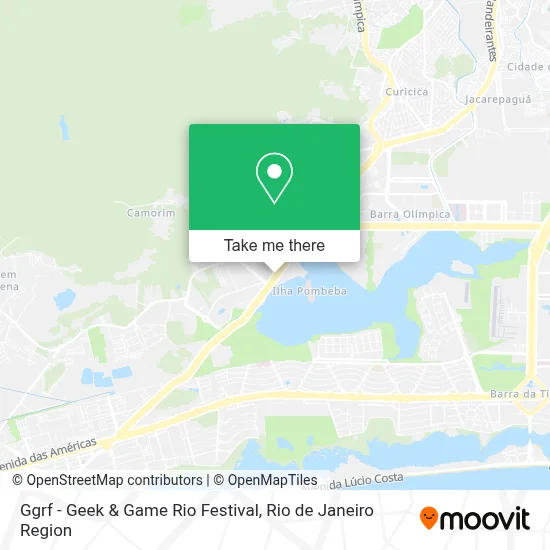 Ggrf - Geek & Game Rio Festival map