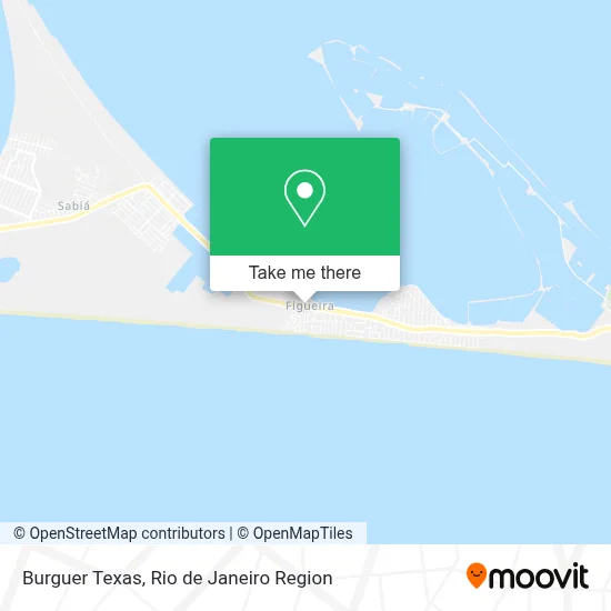 Burguer Texas map