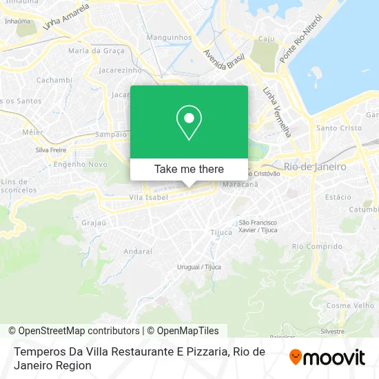 Temperos Da Villa Restaurante E Pizzaria map