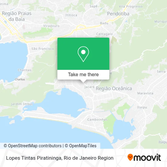 Lopes Tintas Piratininga map