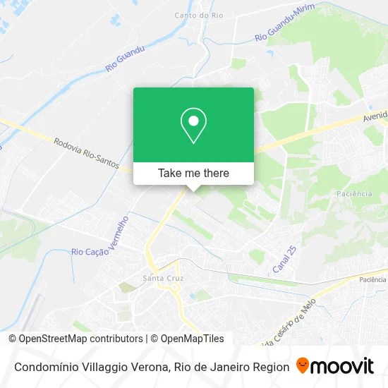 Condomínio Villaggio Verona map