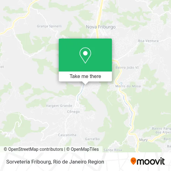 Sorveteria Fribourg map