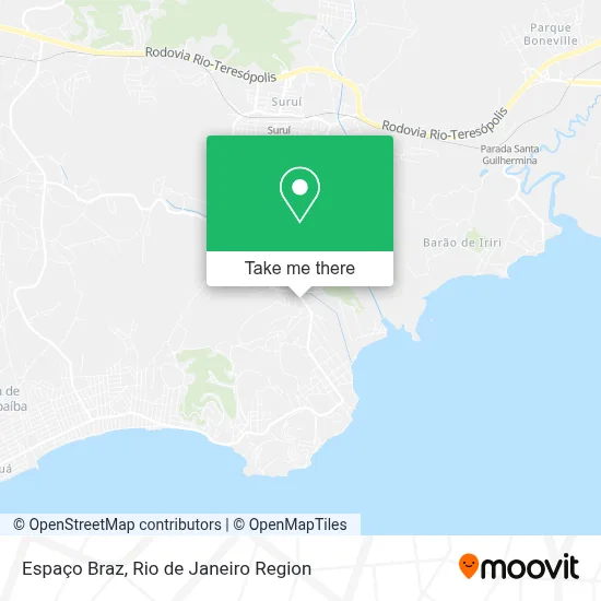Espaço Braz map