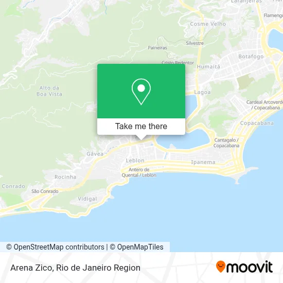 Arena Zico map