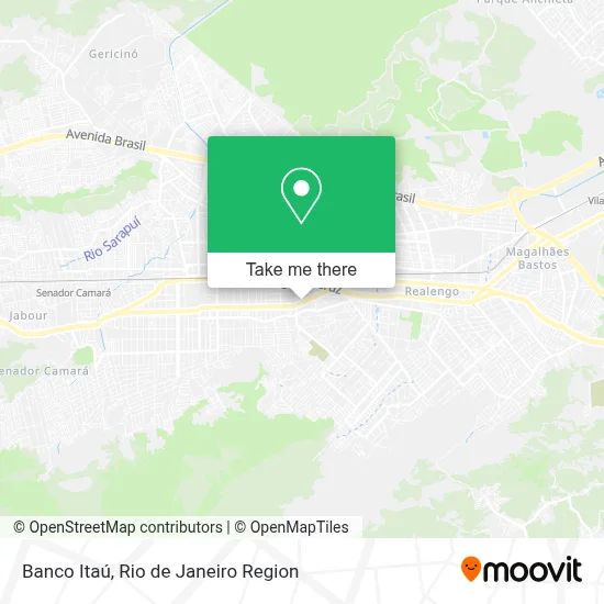 Banco Itaú map