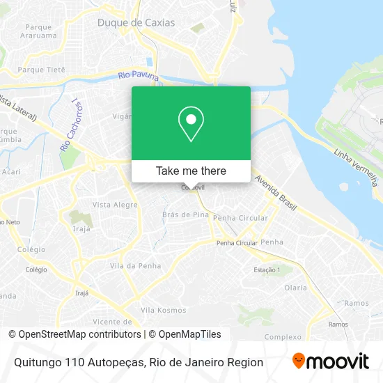 Quitungo 110 Autopeças map