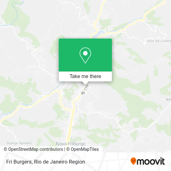 Fri Burgers map