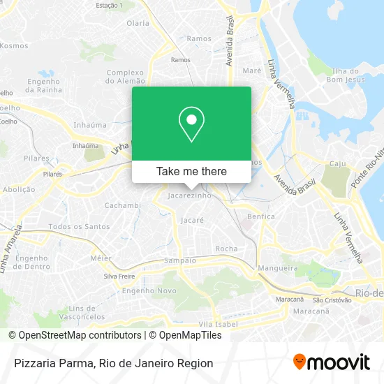 Pizzaria Parma map