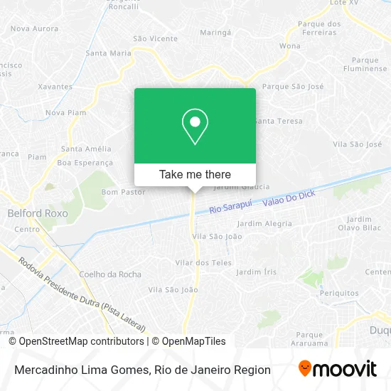 Mercadinho Lima Gomes map