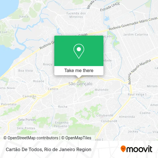 Cartão De Todos map