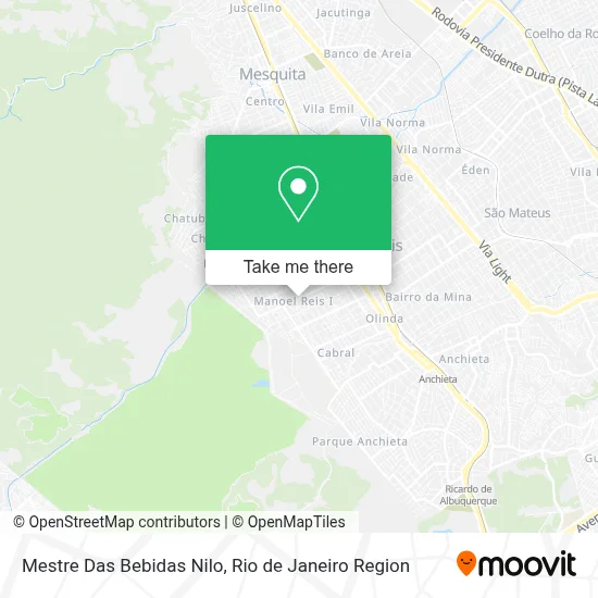 Mestre Das Bebidas Nilo map