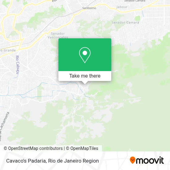 Cavaco's Padaria map