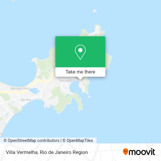 Villa Vermelha map