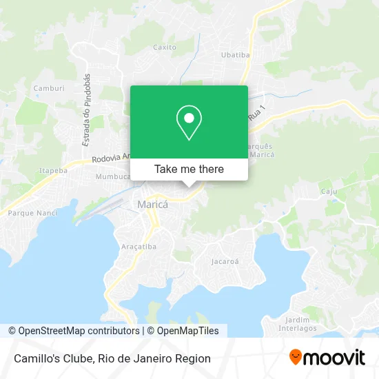 Camillo's Clube map